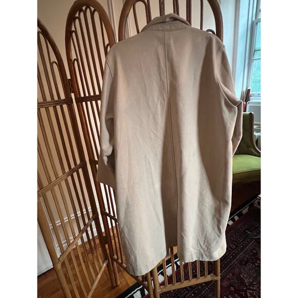 WEEKDAY Lond Linen Mix Coat - Picture 4 of 10